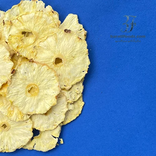 اسلایس آناناس خشک طبیعی بدون شکر 2 اسلایس آناناس خشک طبیعی بدون شکر - تصویر 2