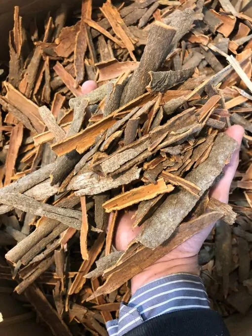 چوب دارچین قلم گل سرخی یک کیلویی 2 چوب دارچین گل سرخی بازرگانی براتی