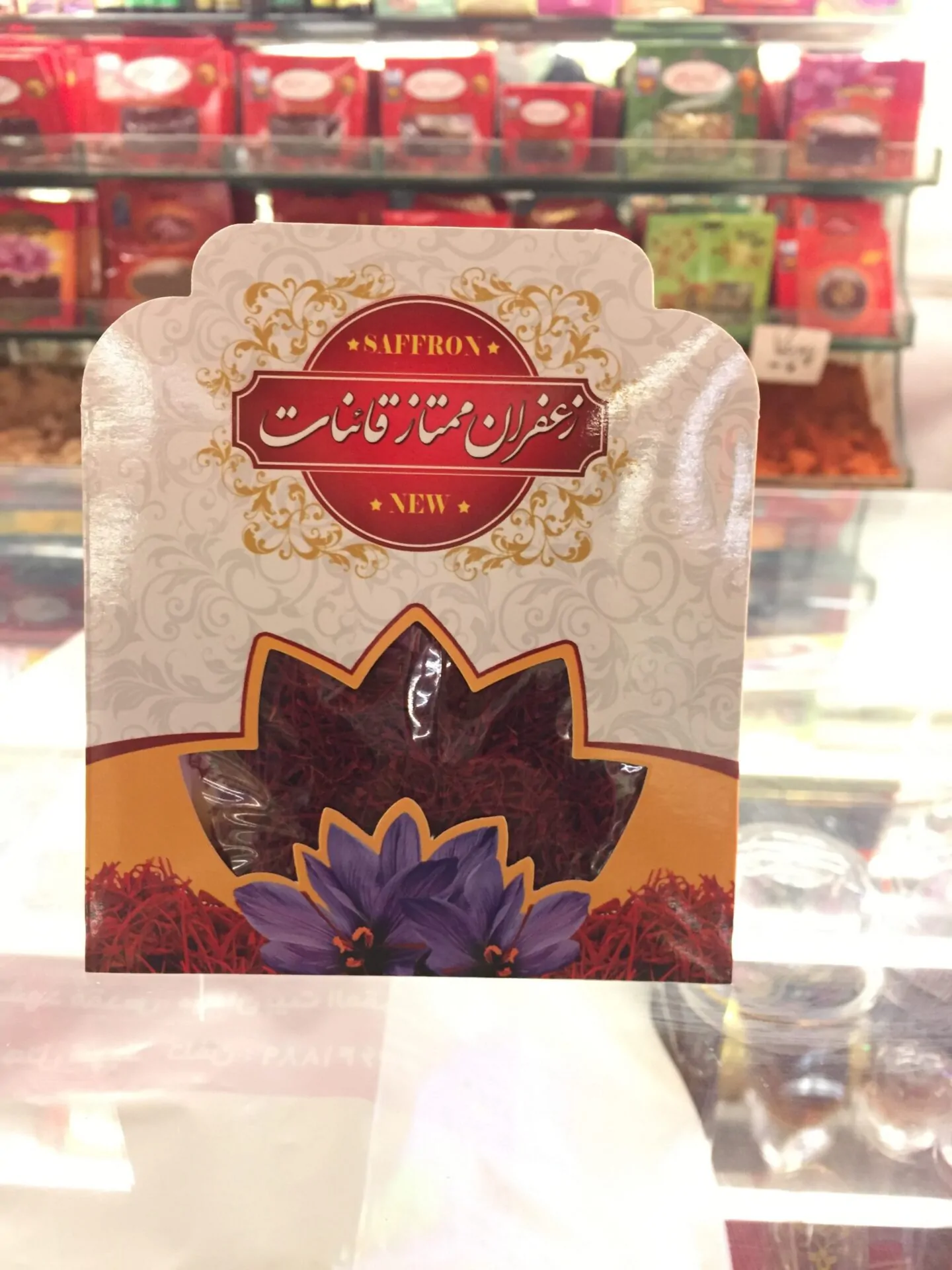 زعفران نگین بدون نرمه بسته بندی یک مثقالی