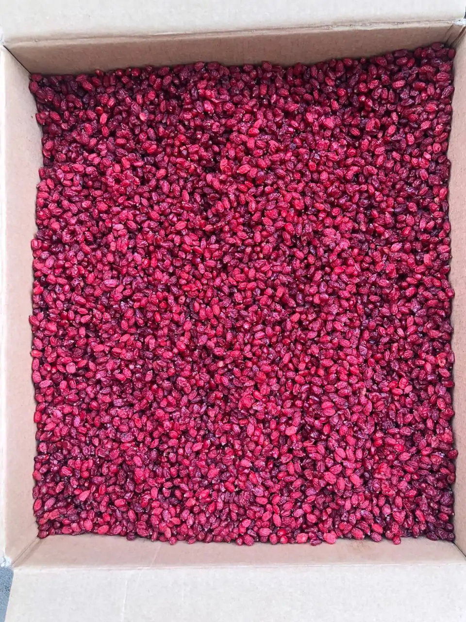 زرشک پفکی تمیز شده یک کیلویی