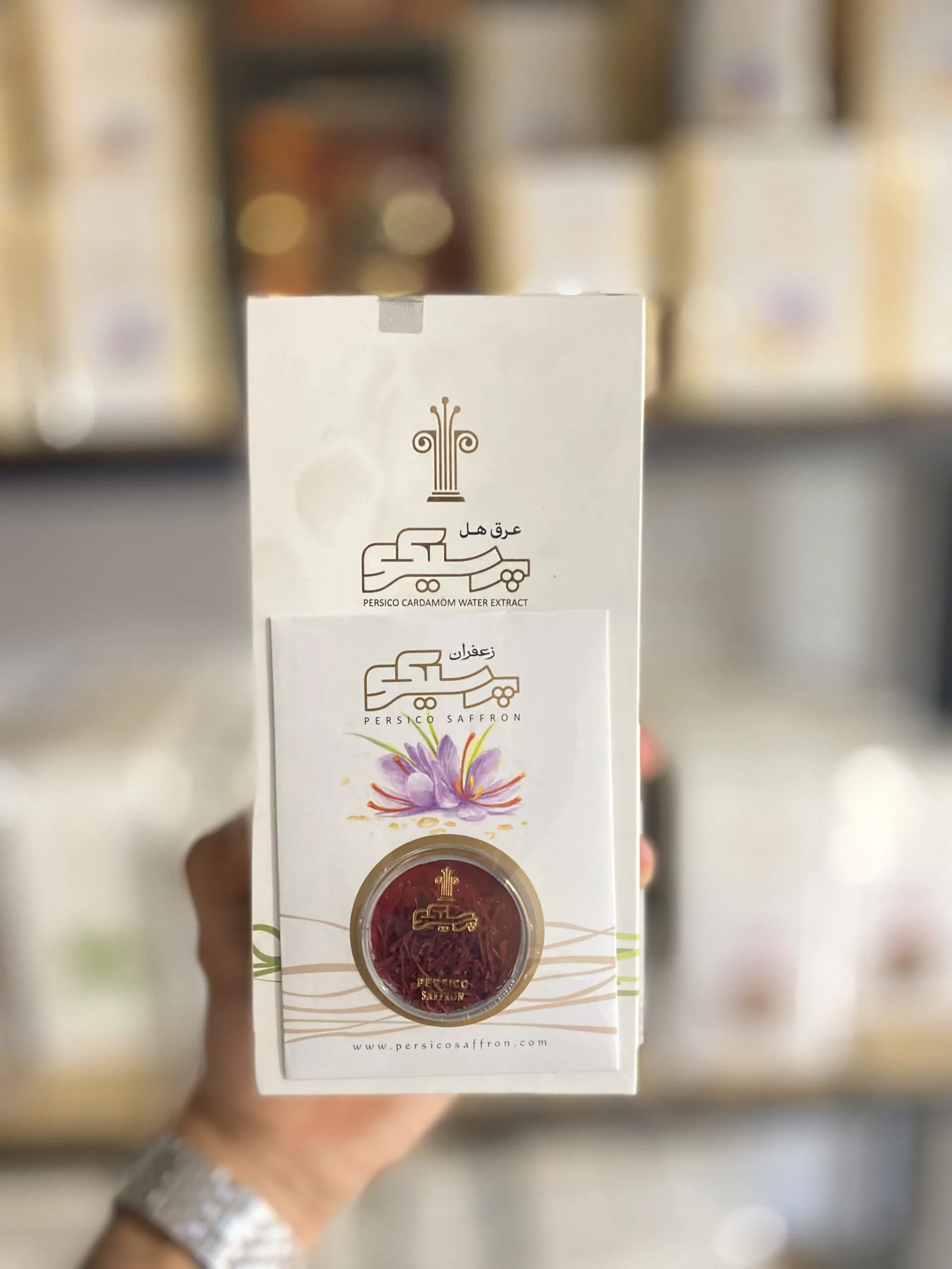 عرق هل پرسیکو در بازرگانی براتی بسته بندی لوکس